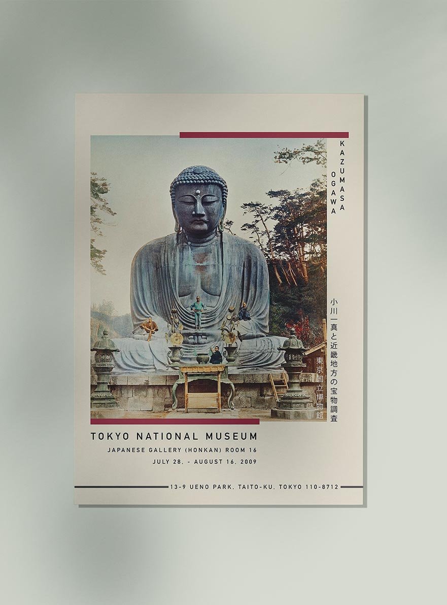 Buddha by Kazumasa Exhibition Poster