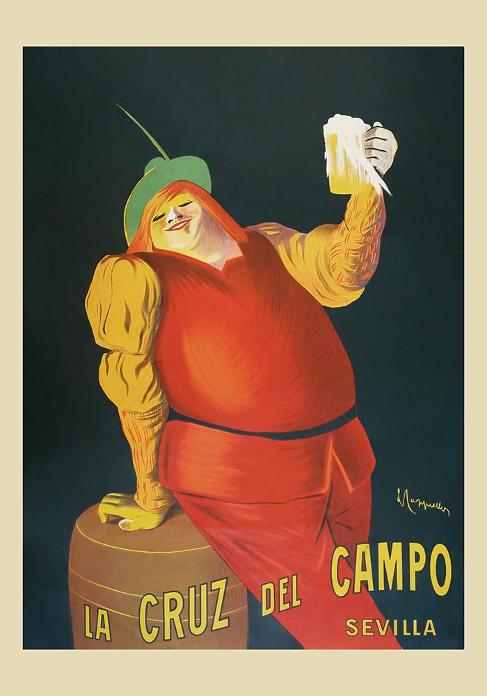 La Cruz del Campo Beers Art Print by Leonetto Cappiello
