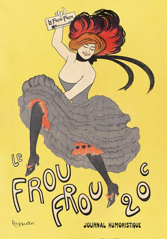 Le Frou Frou 20 Journal Humoristique Art Print by Leonetto Cappiello