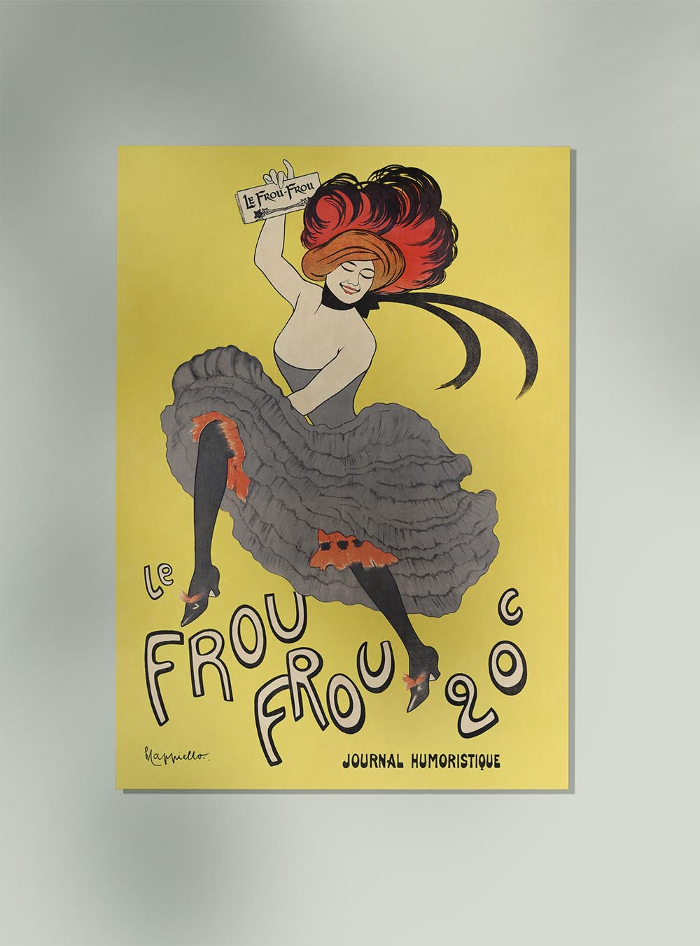 Le Frou Frou 20 Journal Humoristique Art Print by Leonetto Cappiello