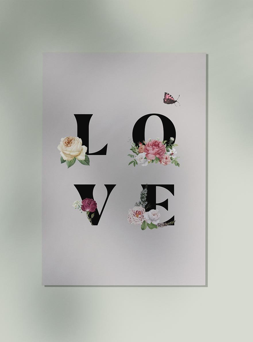 Flower Love Poster