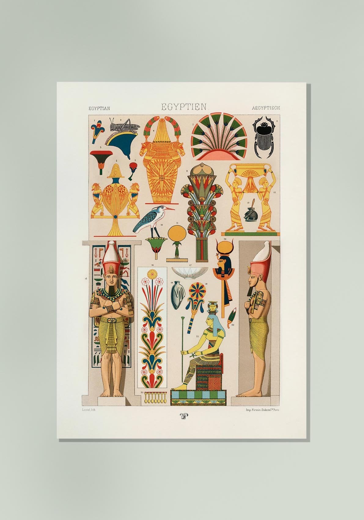 Egyptian Engraving Poster Nr 2