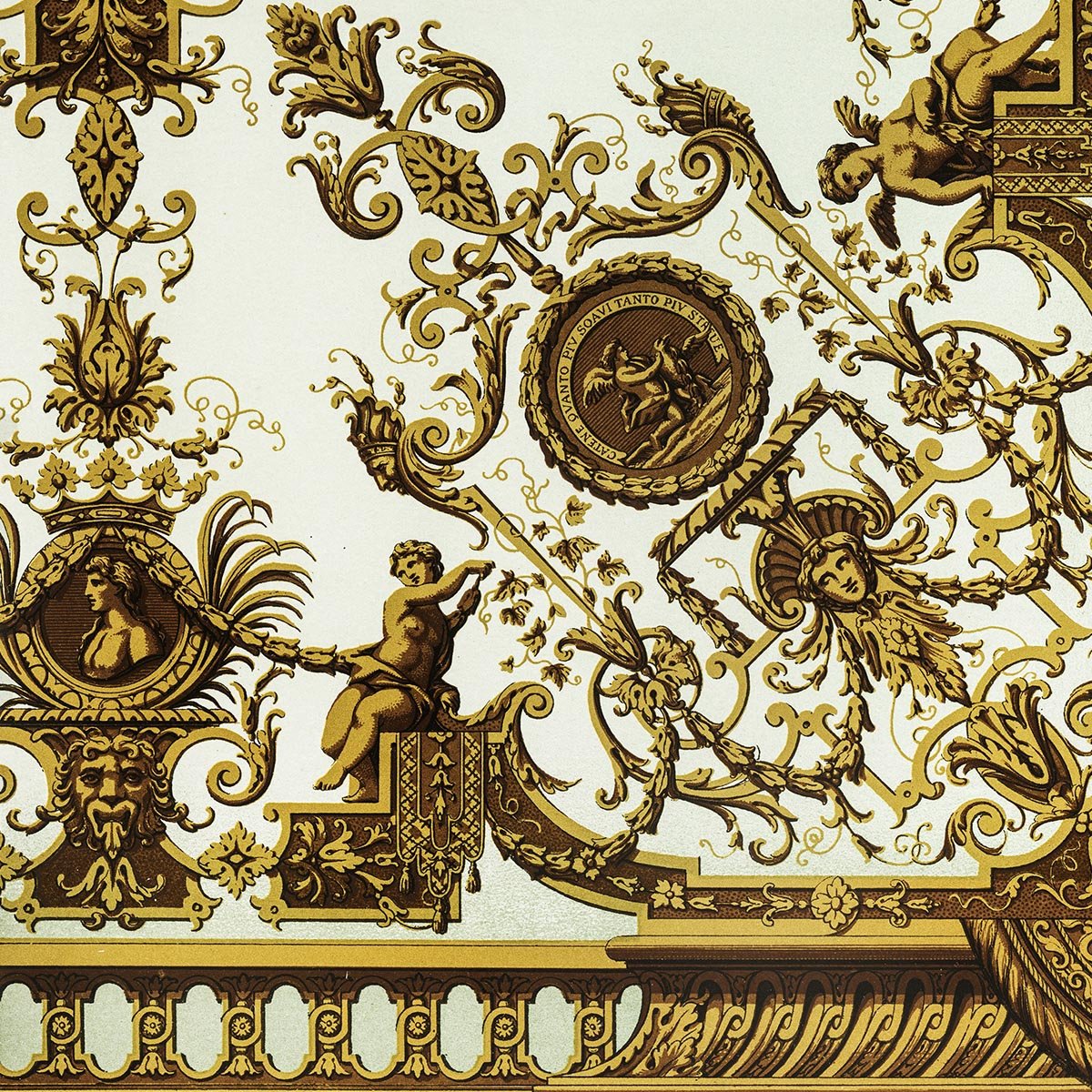 17th Century Engraving Poster