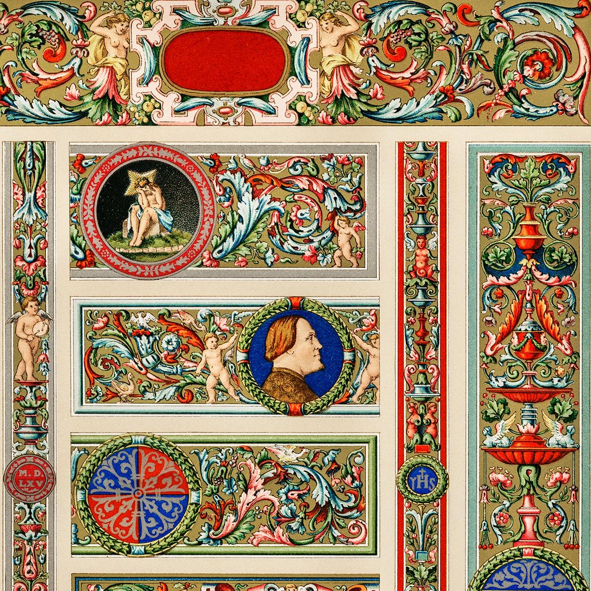 XVI - XVII Century Engraving Poster Nr 3