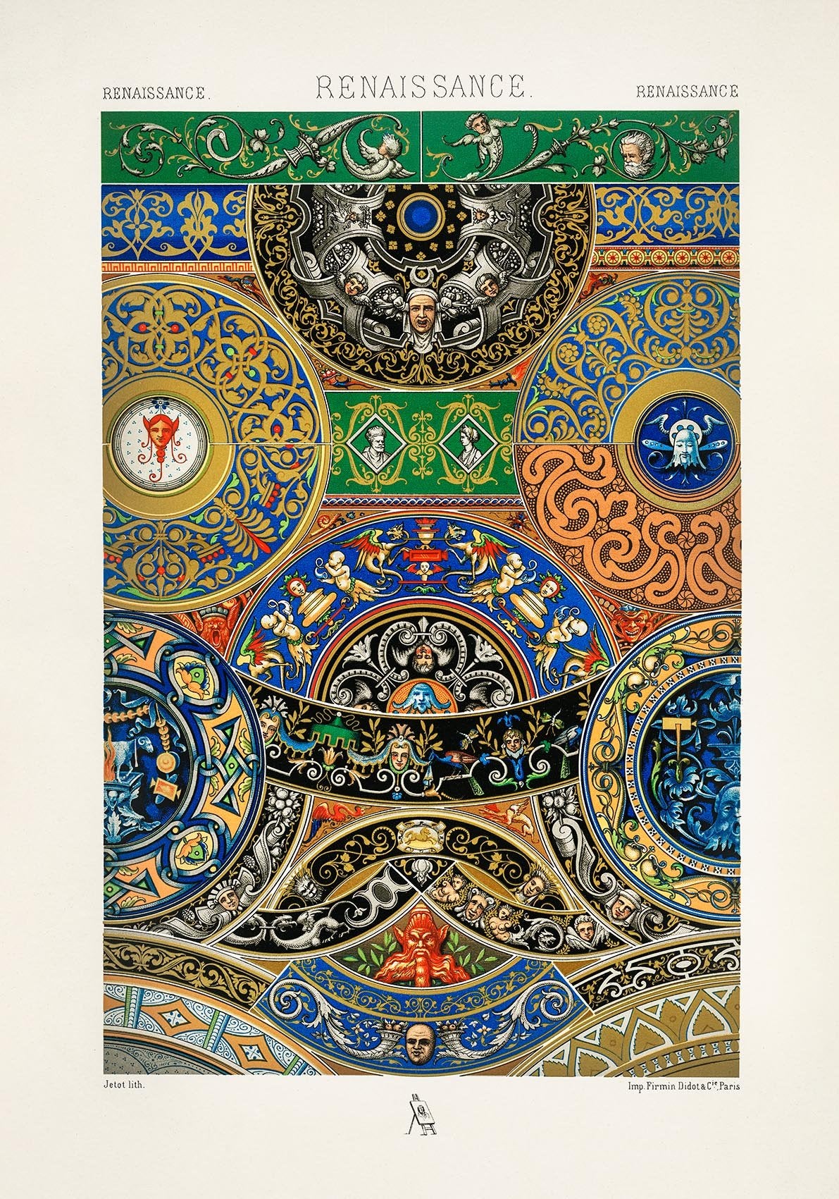 Renaissance Engraving Poster Nr 6