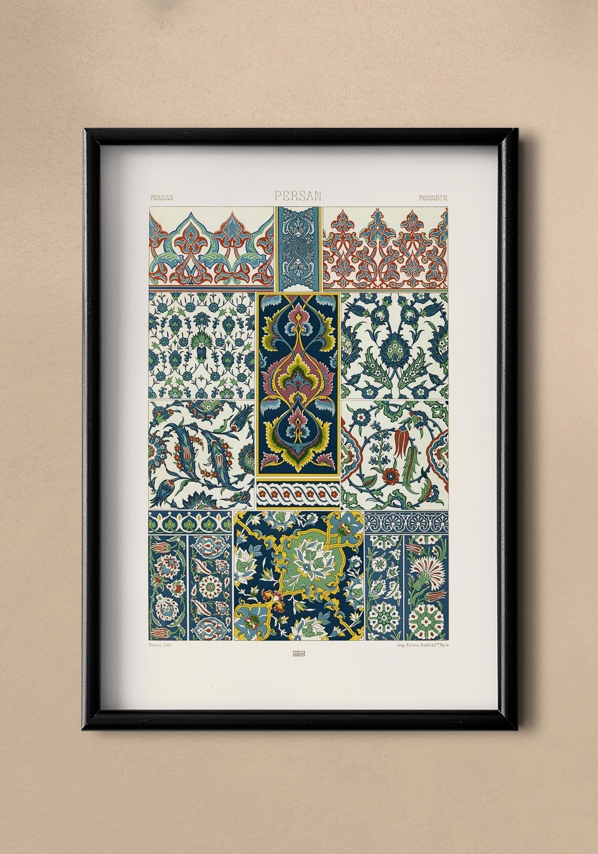 Persian Engraving Poster Nr 4