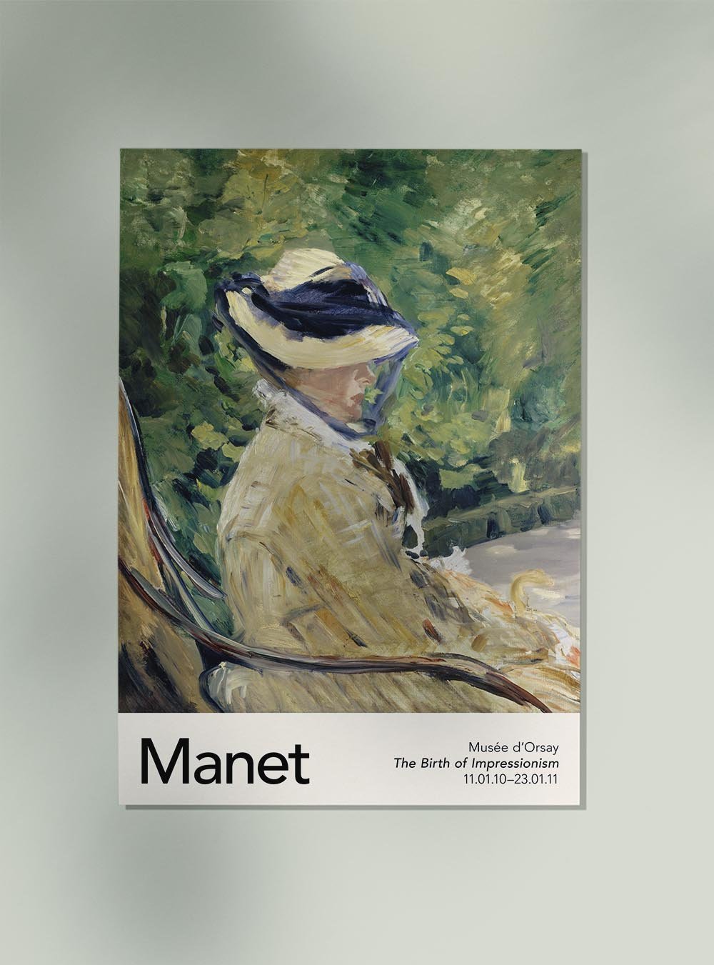 Madame Manet by Manet Exhibition Poster