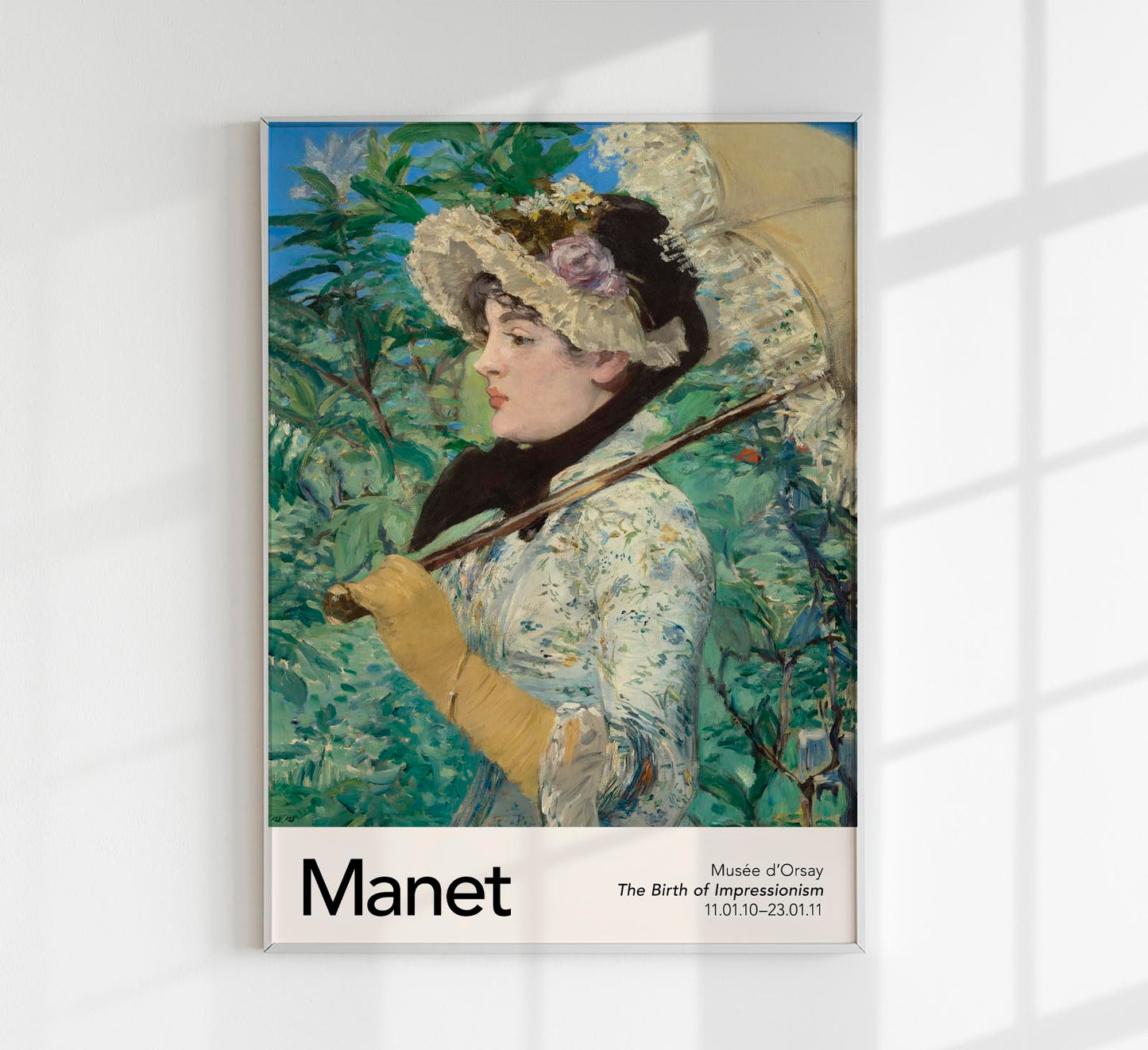 Jeanne Spring by Manet Exhibition Poster