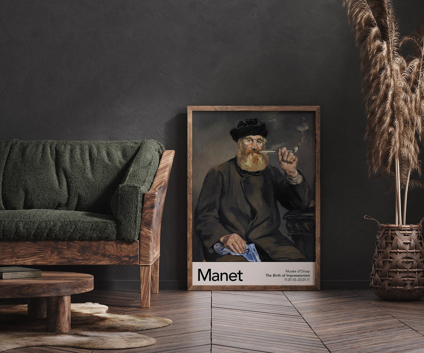 The Smoker by Manet Exhibition Poster
