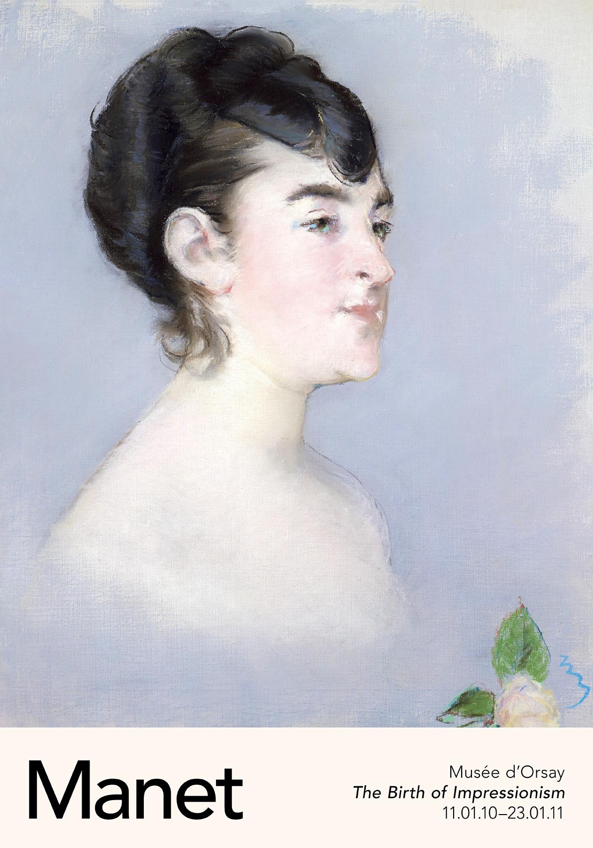 Mademoiselle Isabelle Lemonnier by Manet Exhibition Poster