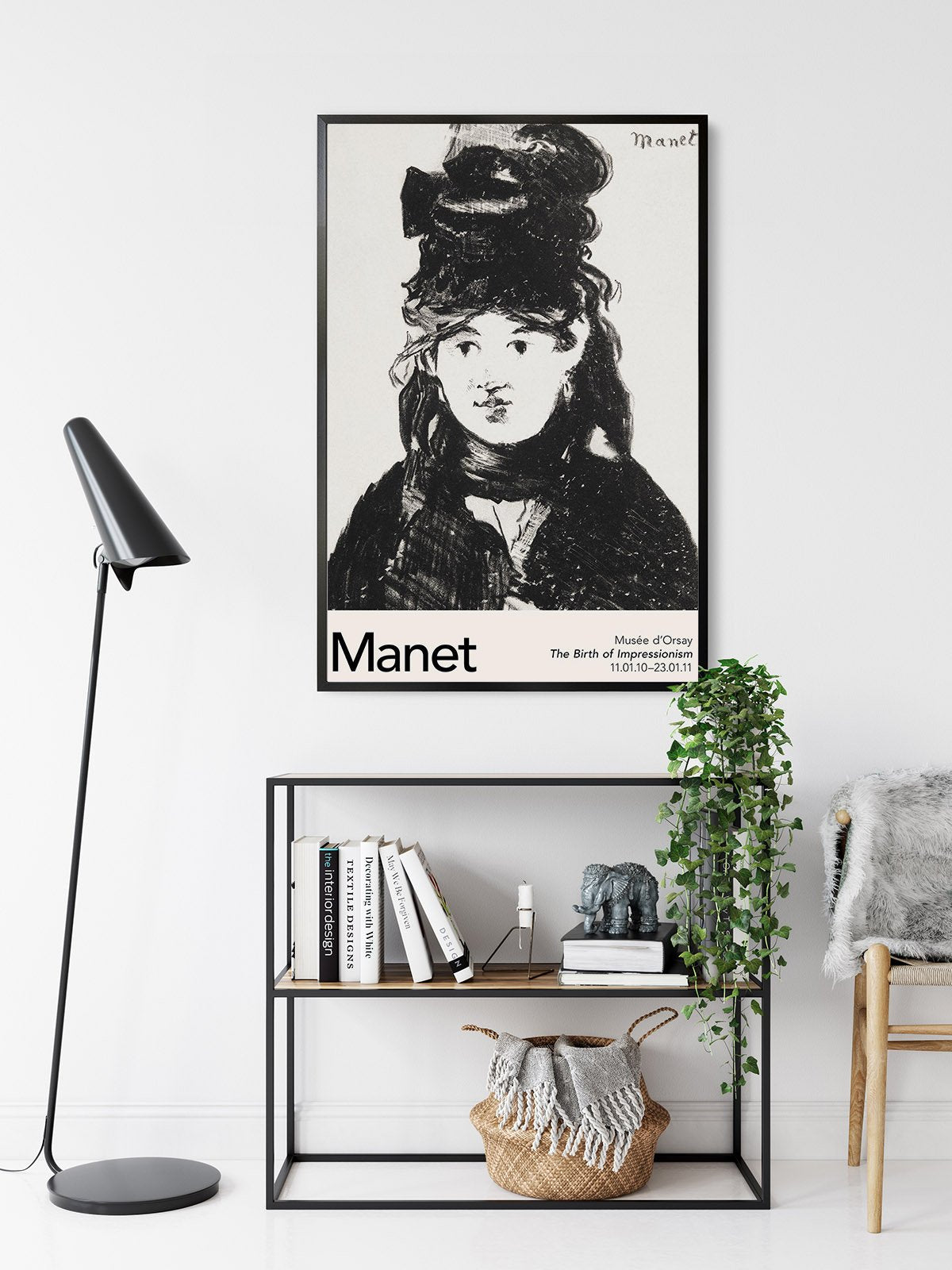 Berthe Morisot Nr 1 by Manet Exhibition Poster