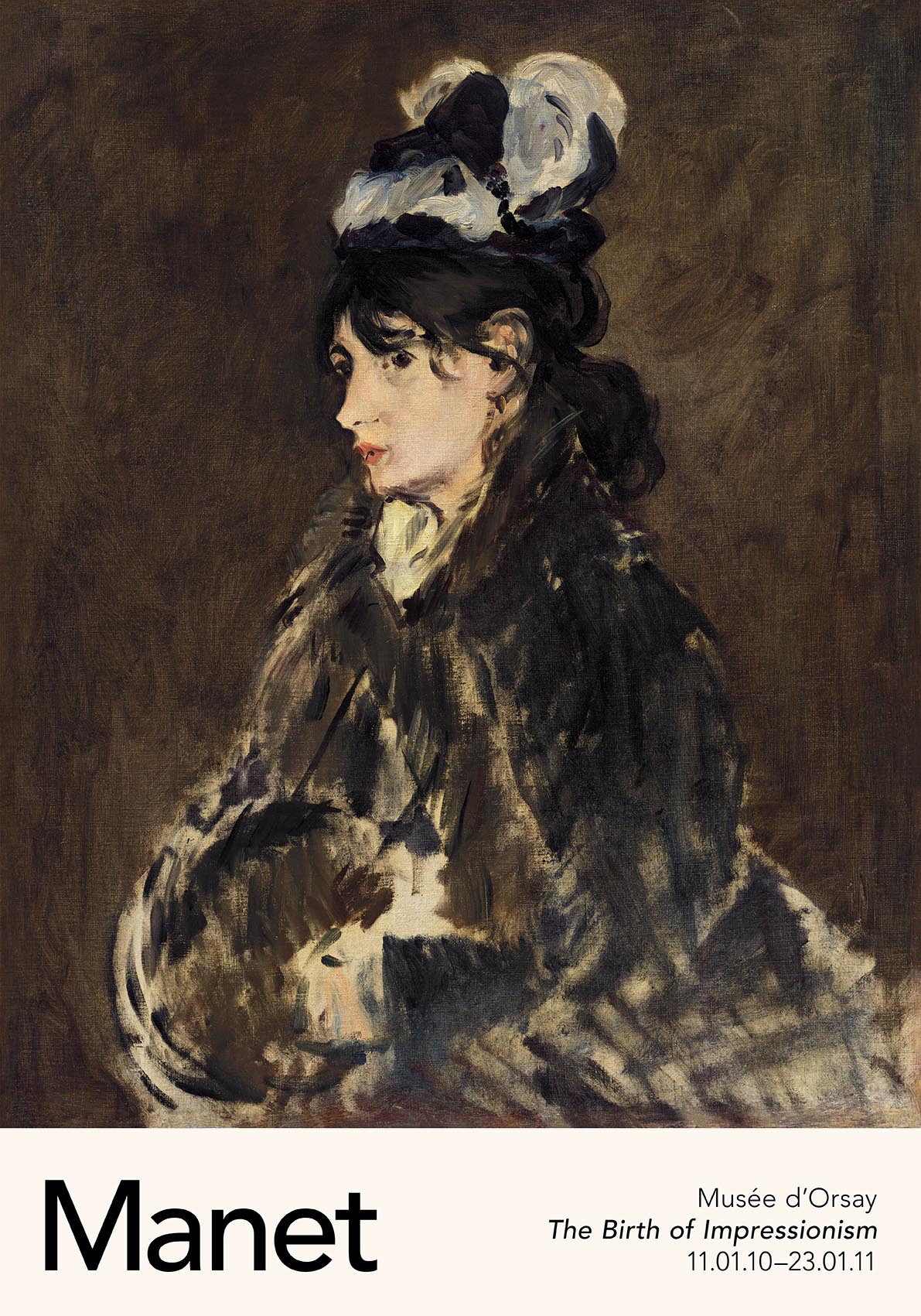Berthe Morisot Nr 2 by Manet Exhibition Poster