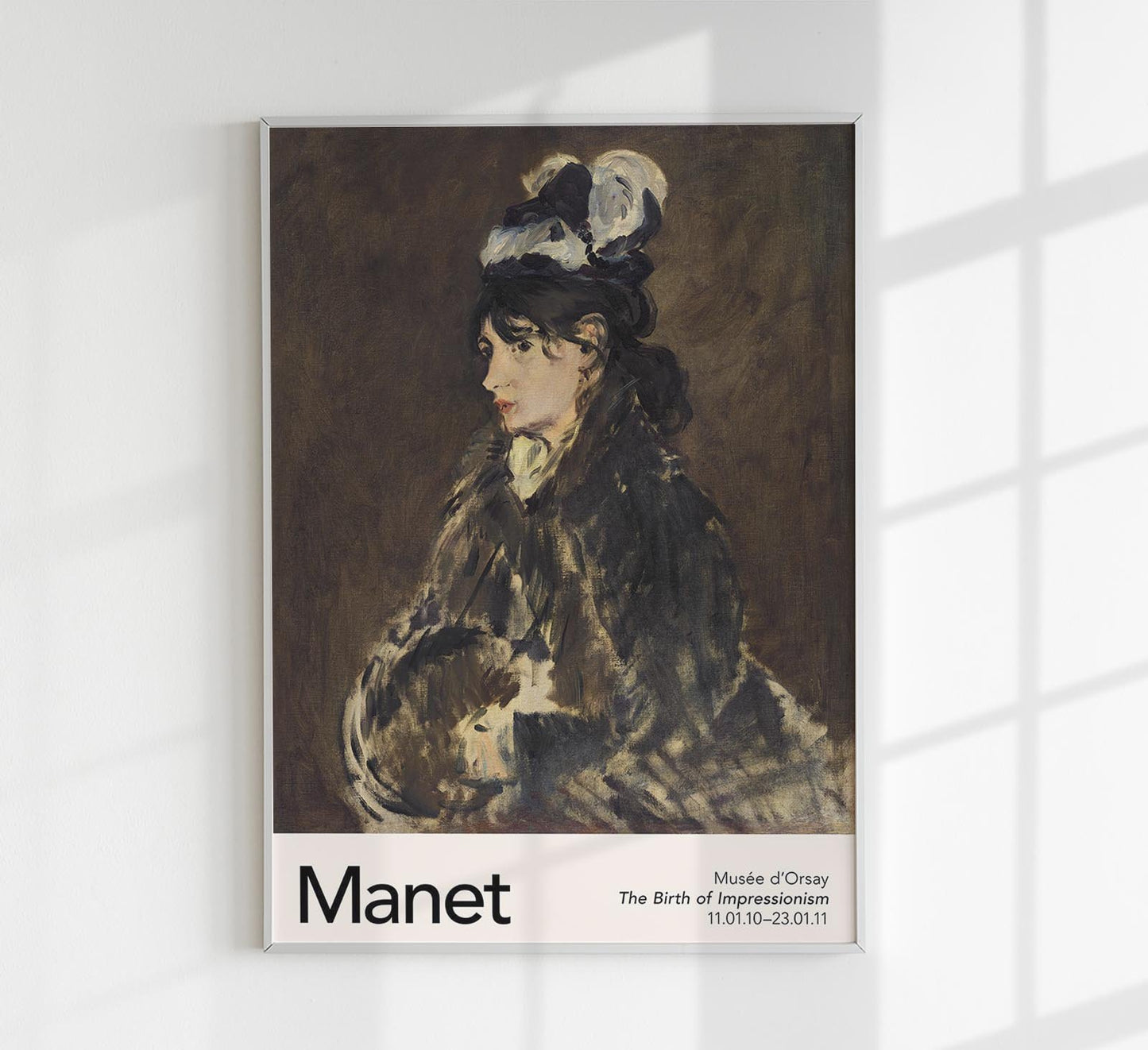 Berthe Morisot Nr 2 by Manet Exhibition Poster