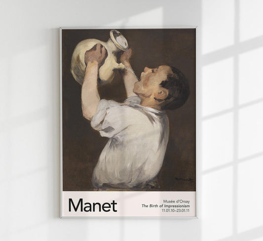 Boy with Pitcher by Manet Exhibition Poster