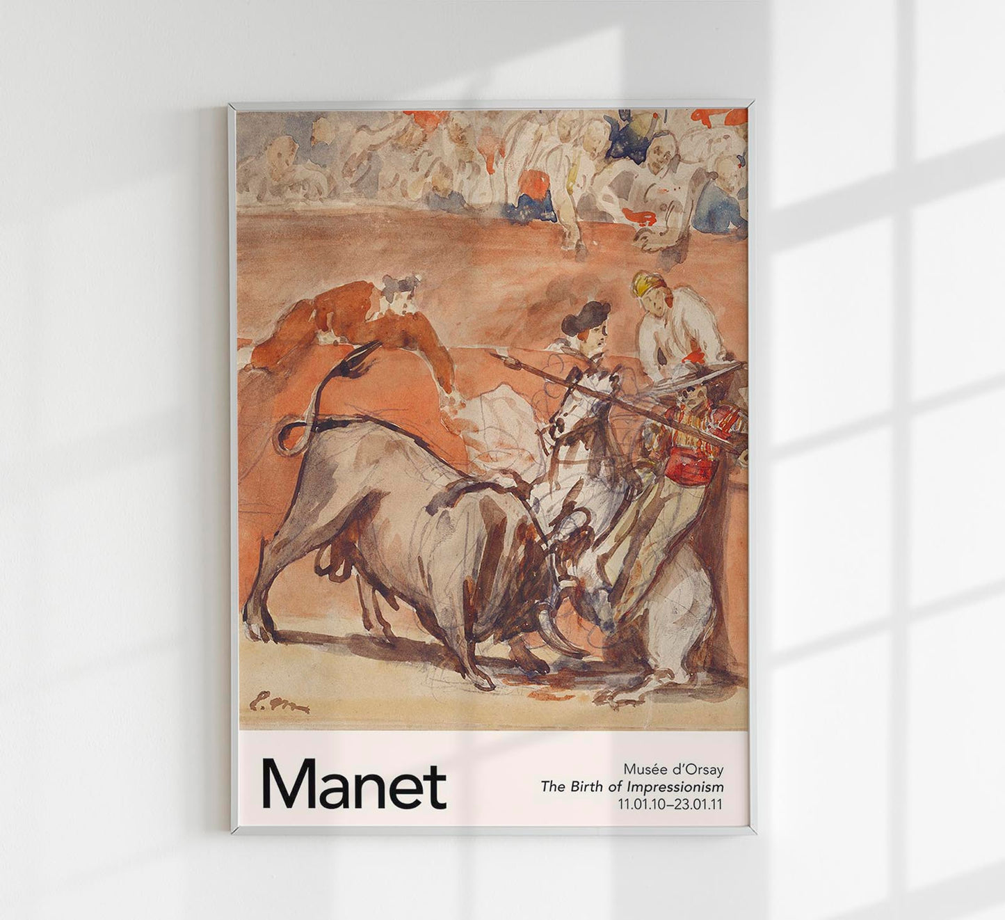 Bullfight Nr 1 by Manet Exhibition Poster