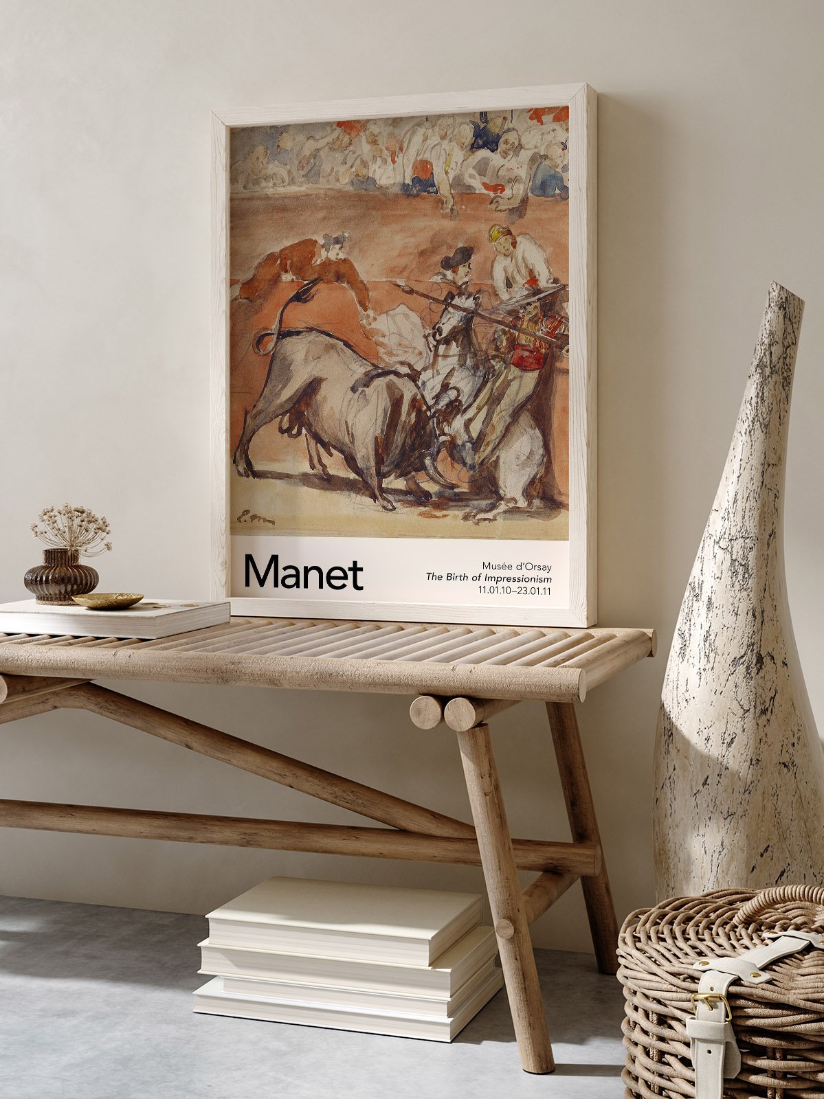 Bullfight Nr 1 by Manet Exhibition Poster