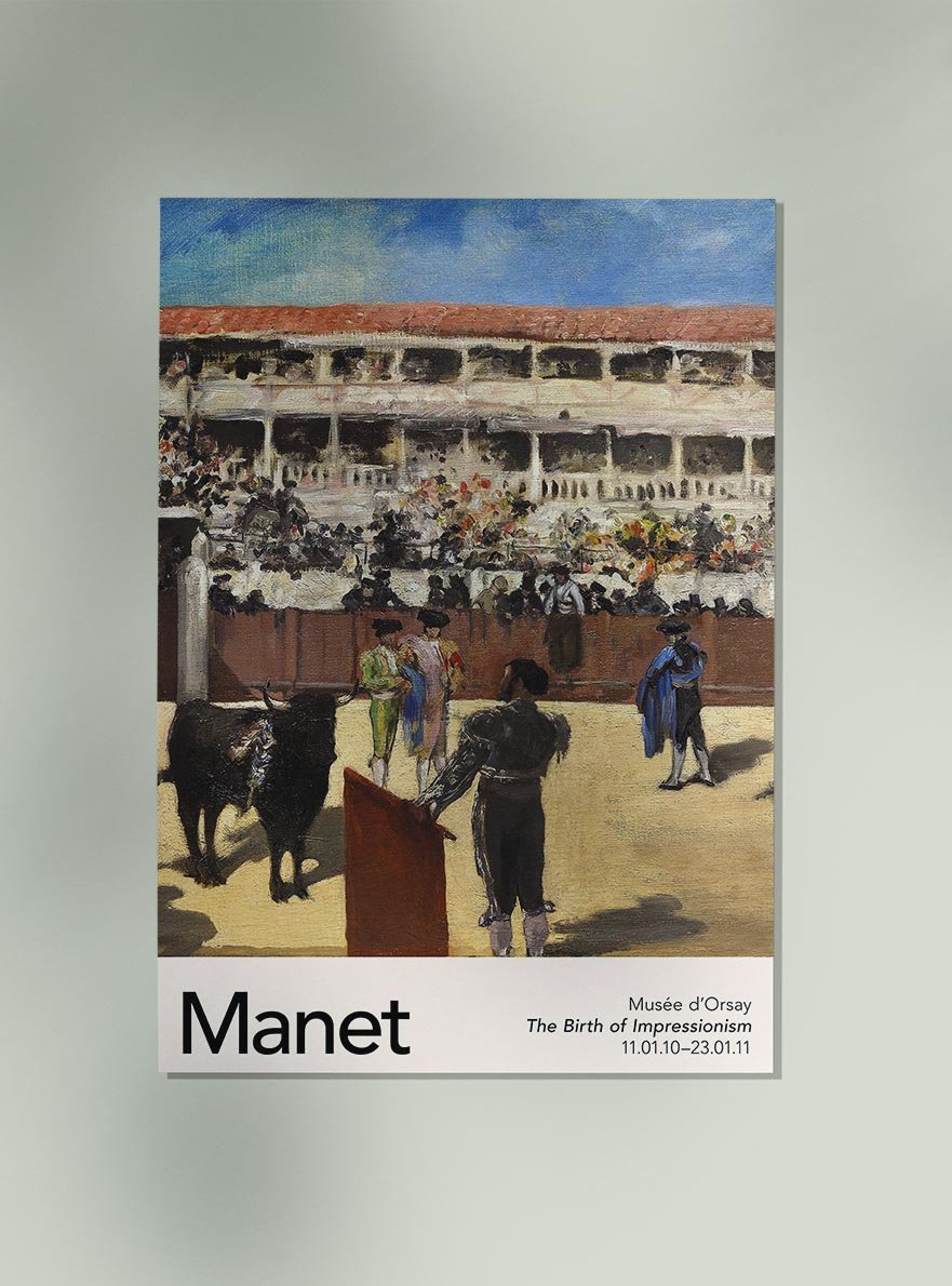 Bullfight Nr 2 by Manet Exhibition Poster
