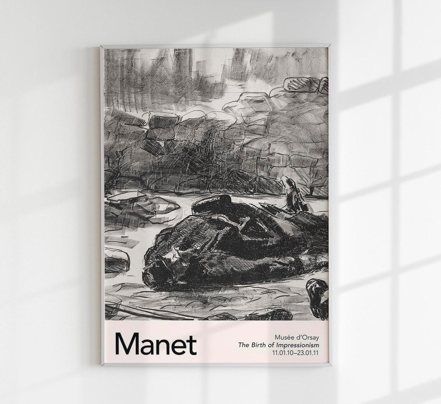 Civil War by Manet Exhibition Poster