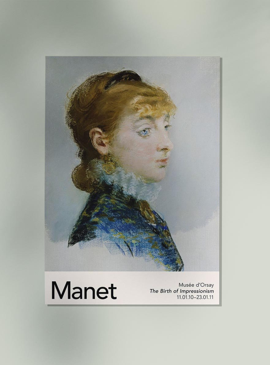 Emilie Louise Delabigne by Manet Exhibition Poster