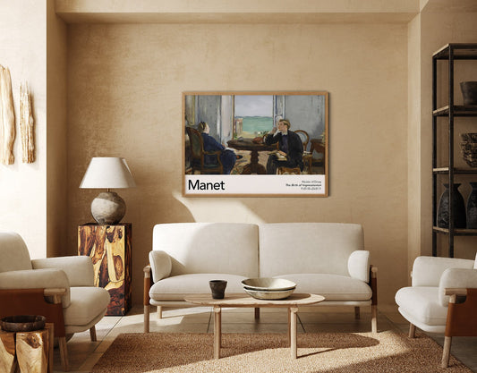 Interior at Arachon by Manet Exhibition Poster