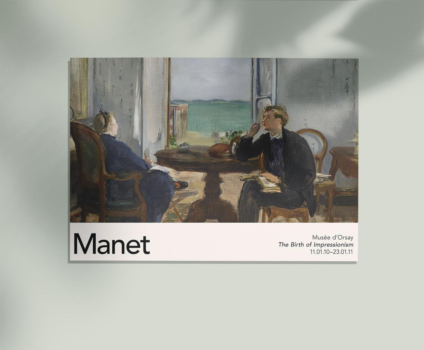 Interior at Arachon by Manet Exhibition Poster