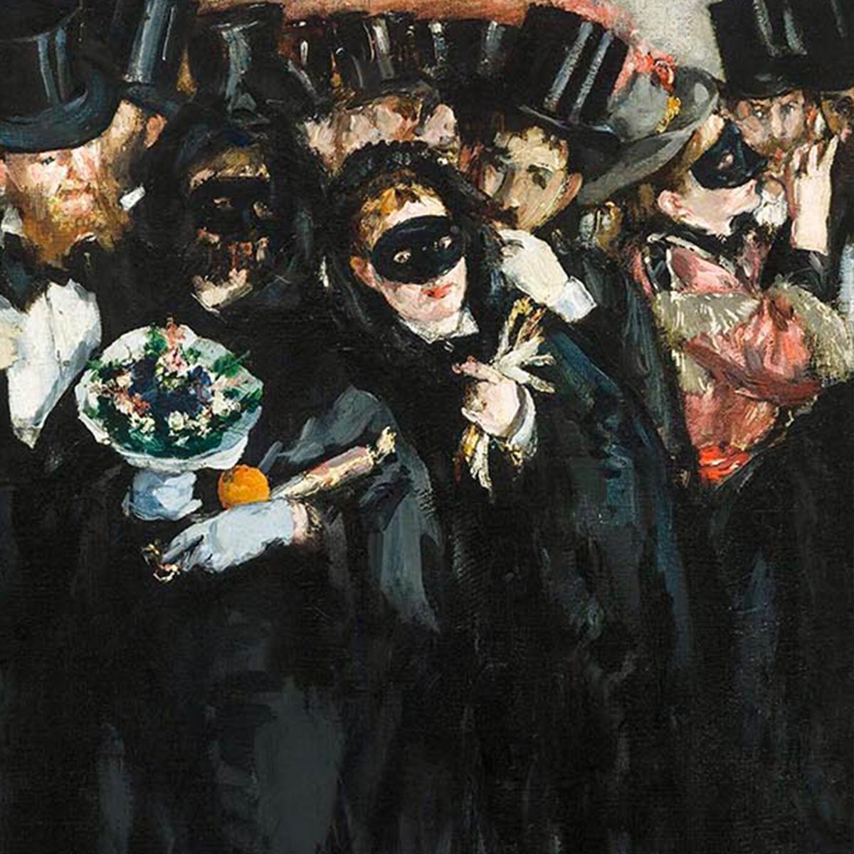 Masked Ball at the Opera by Manet Exhibition Poster