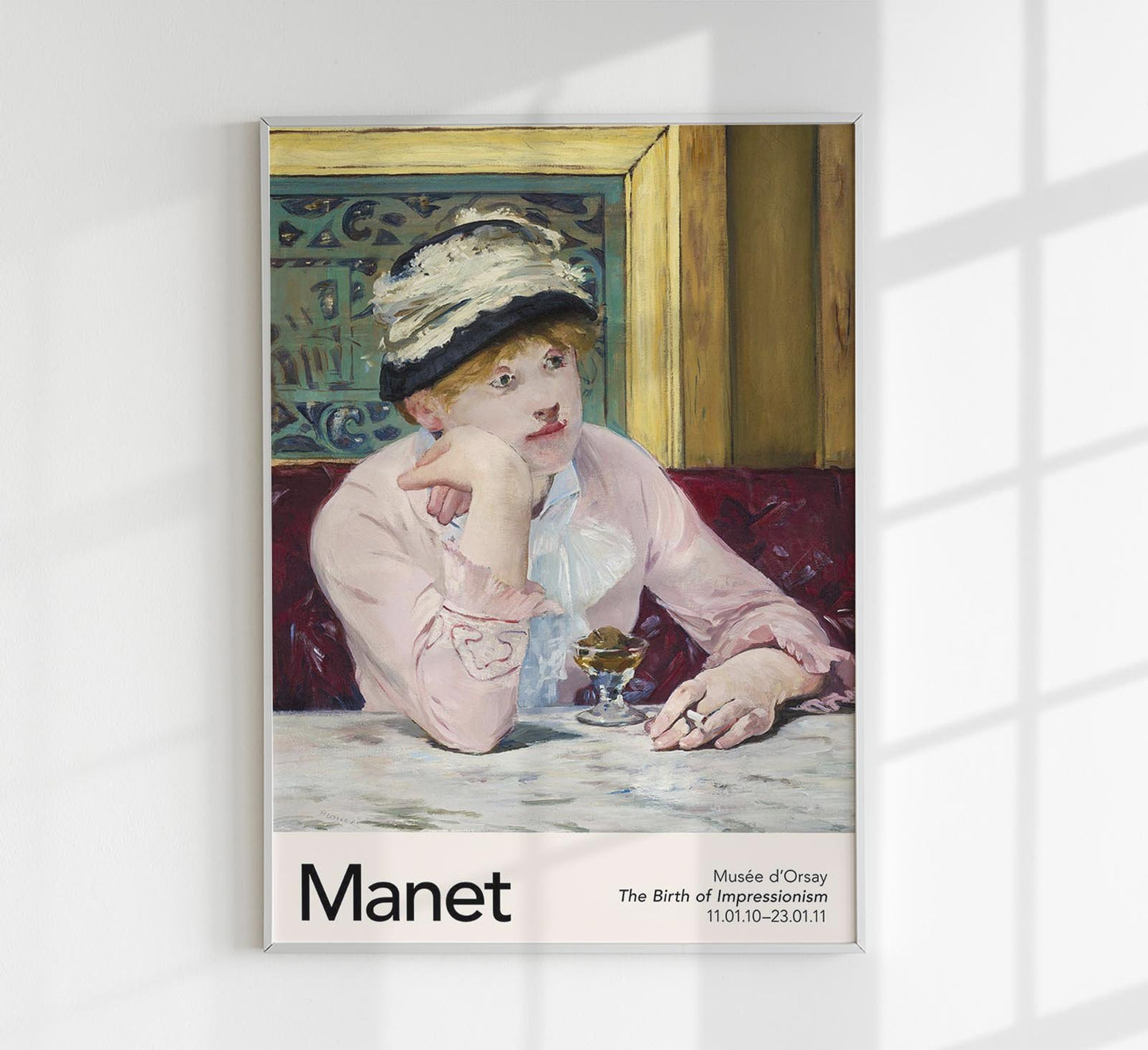 Plum Brandy by Manet Exhibition Poster