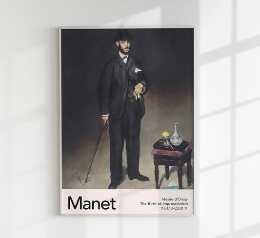 Portrait de Theodore Duret by Manet Exhibition Poster