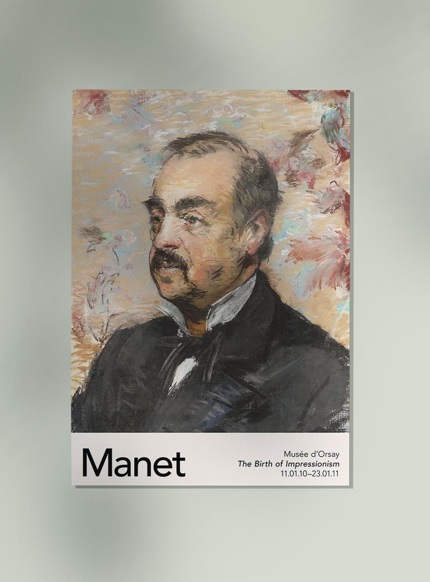 Portrait of Julien de la Rochenoire by Manet Exhibition Poster