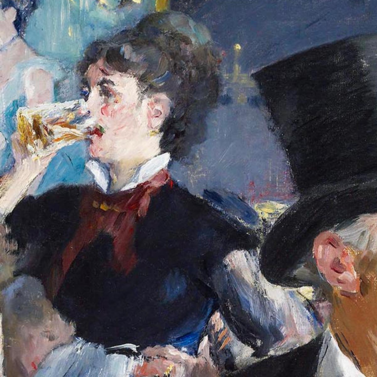 The Café Concert by Manet Exhibition Poster