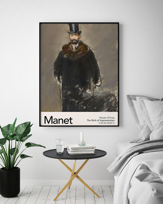 Man with the Dog by Manet Exhibition Poster