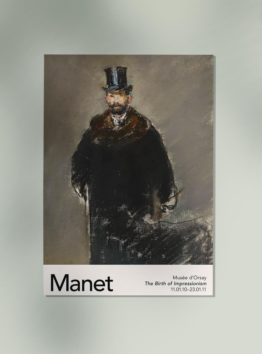 Man with the Dog by Manet Exhibition Poster