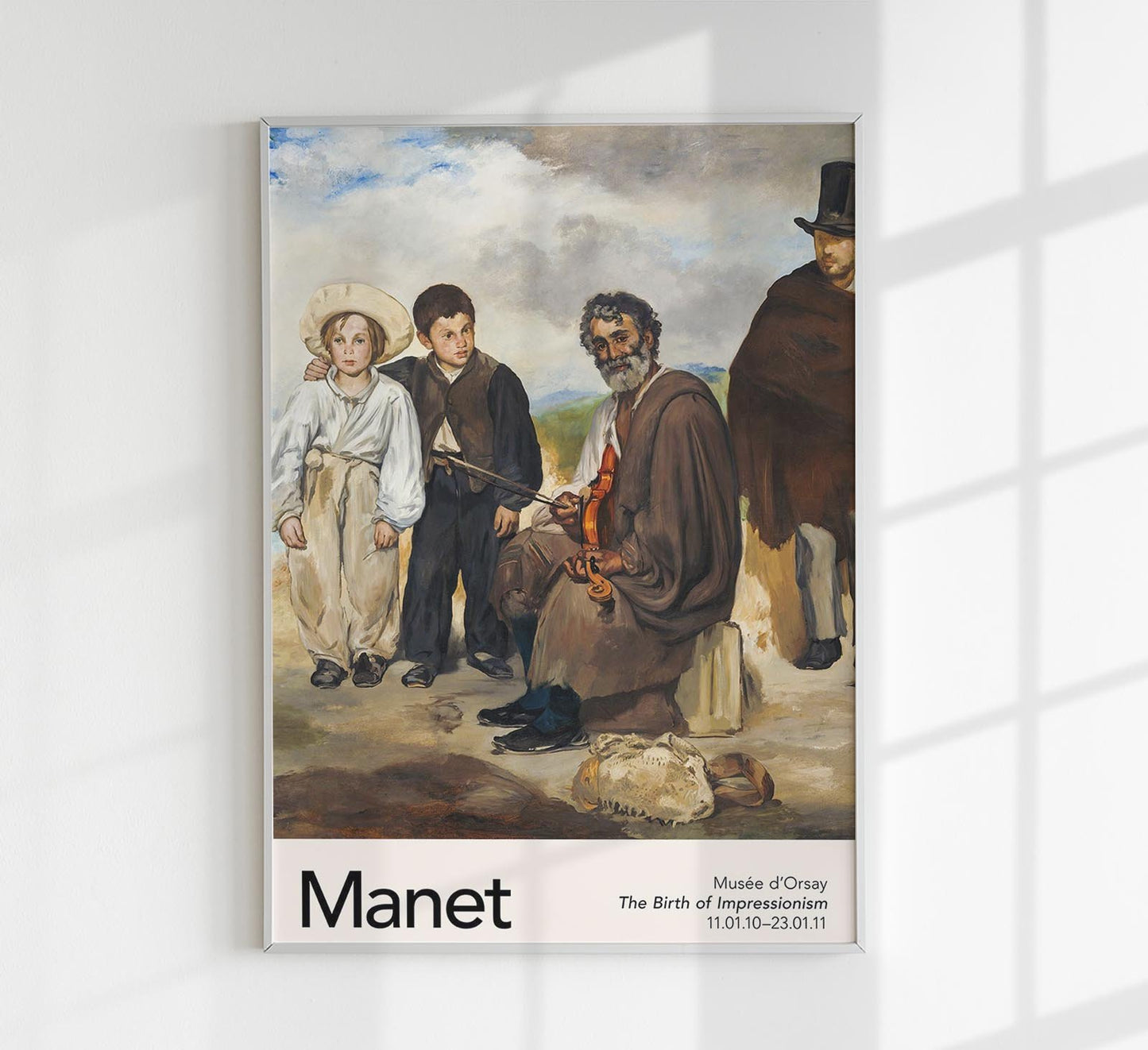 The Old Musician by Manet Exhibition Poster