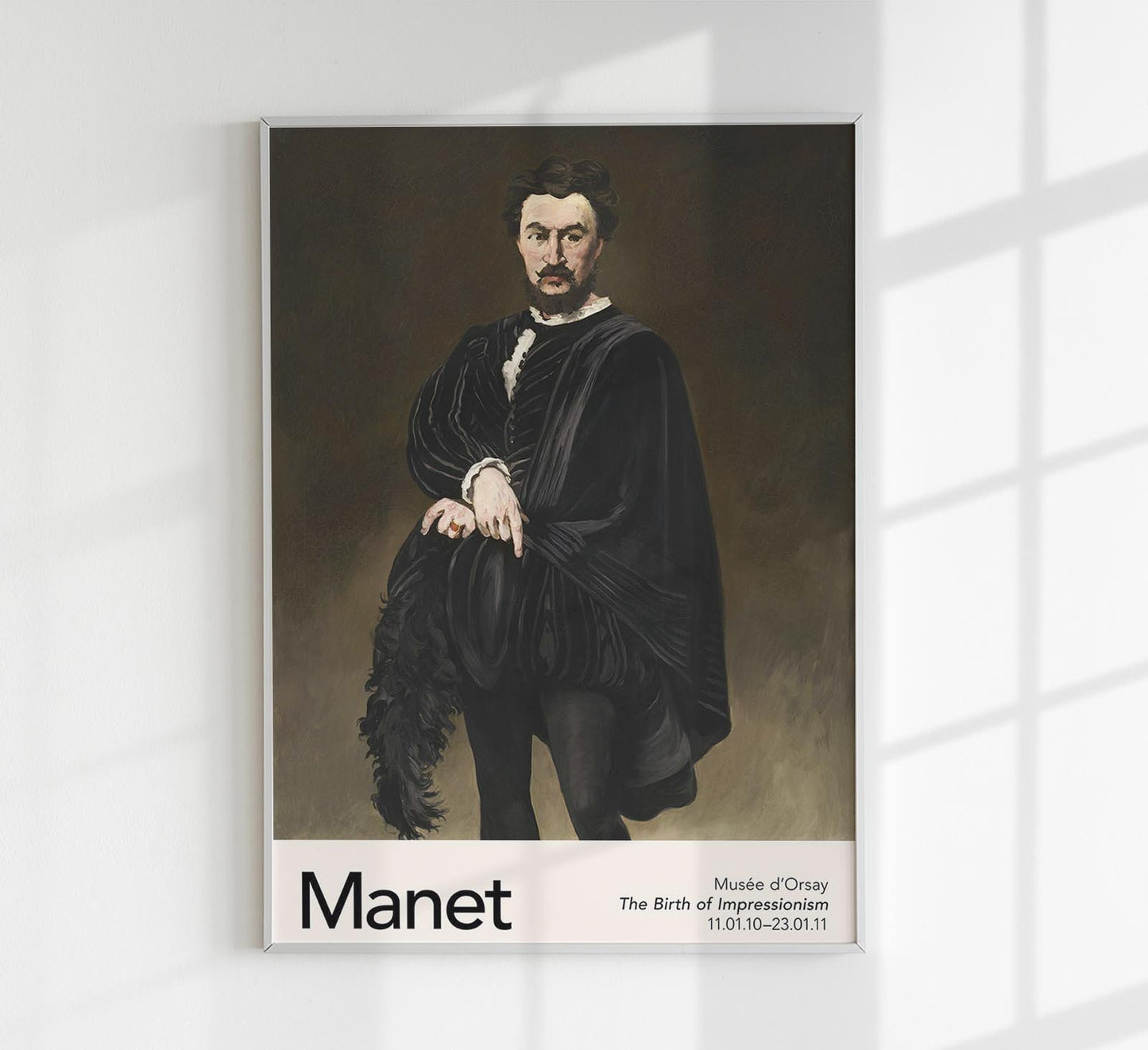 The Tragic Actor by Manet Exhibition Poster