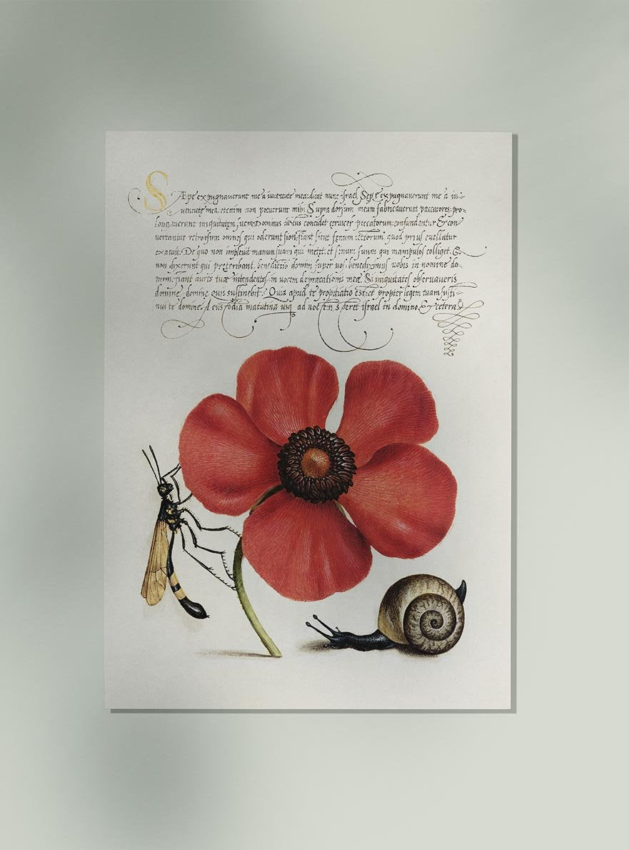 Botanical Calligraphy Poster Nr 3