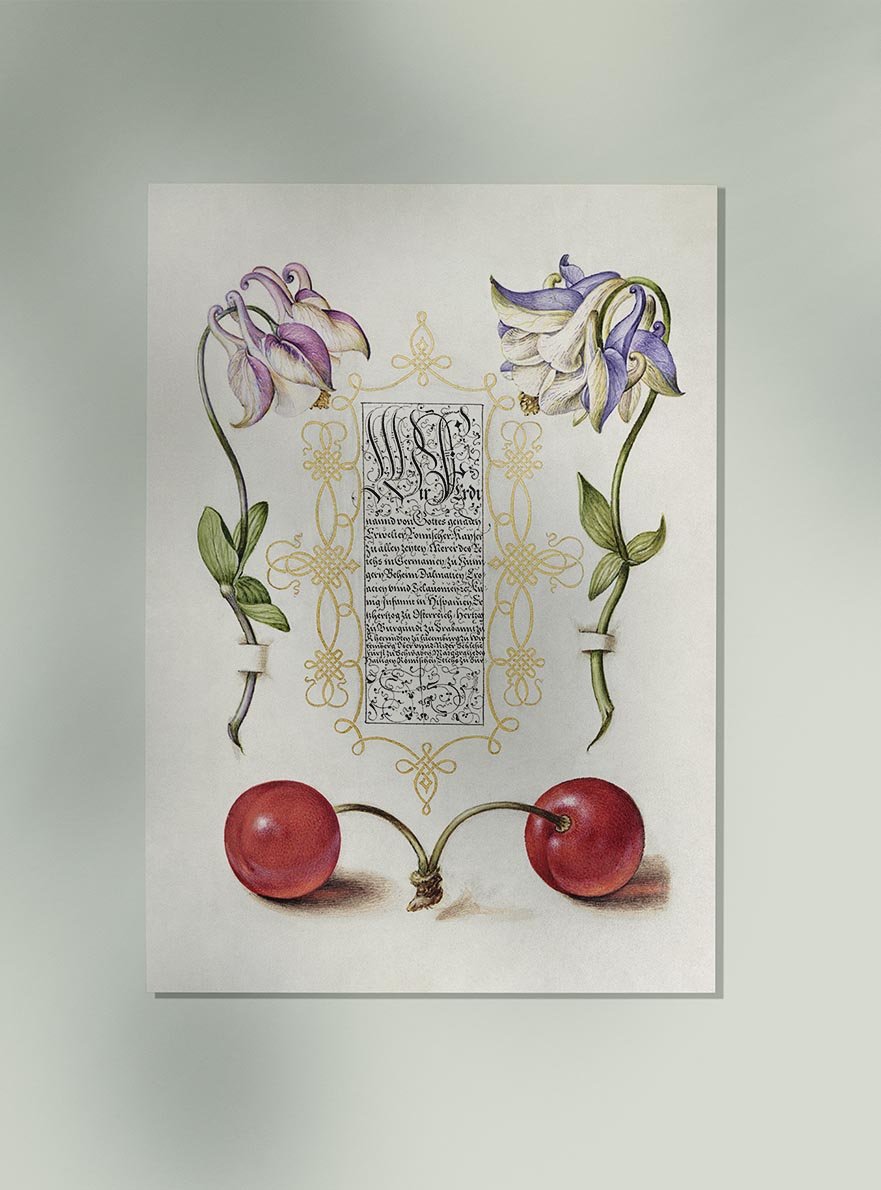 Botanical Calligraphy Poster Nr 4
