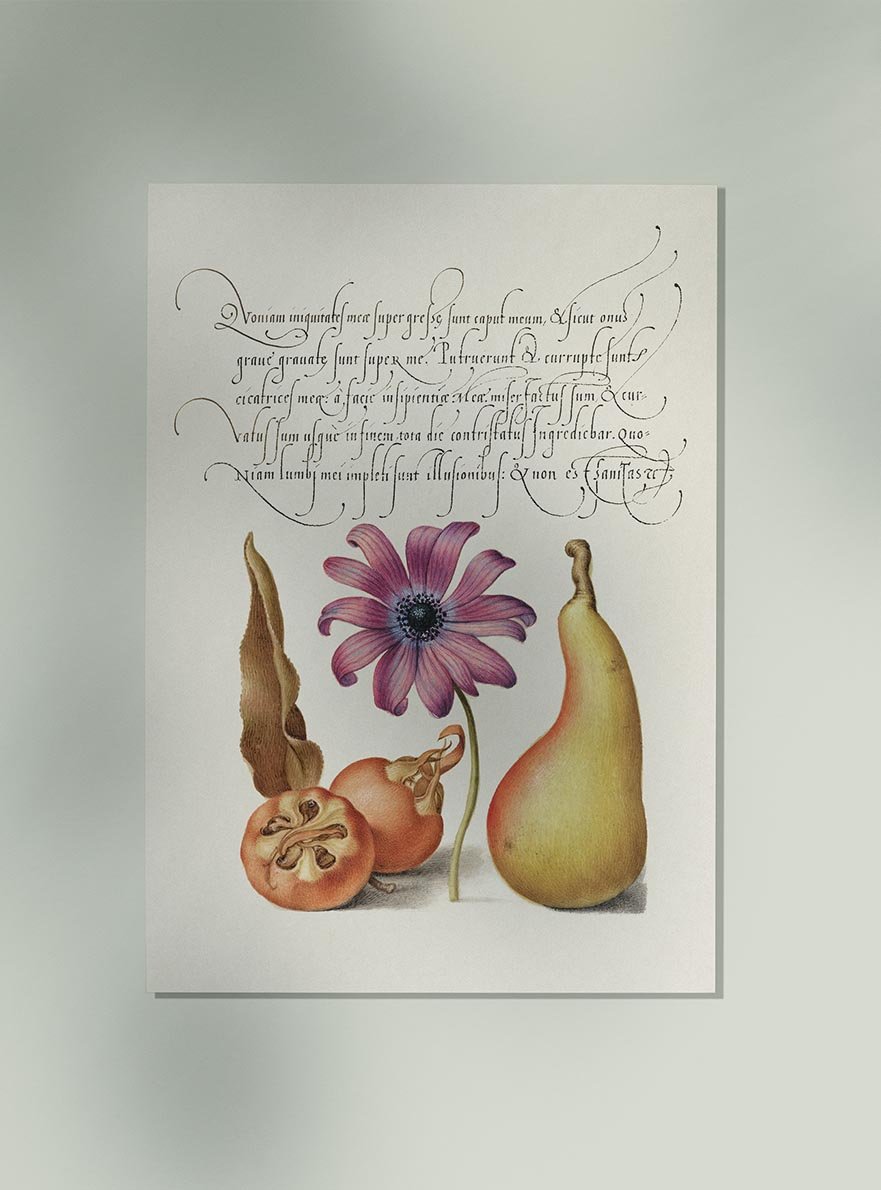 Botanical Calligraphy Poster Nr 11