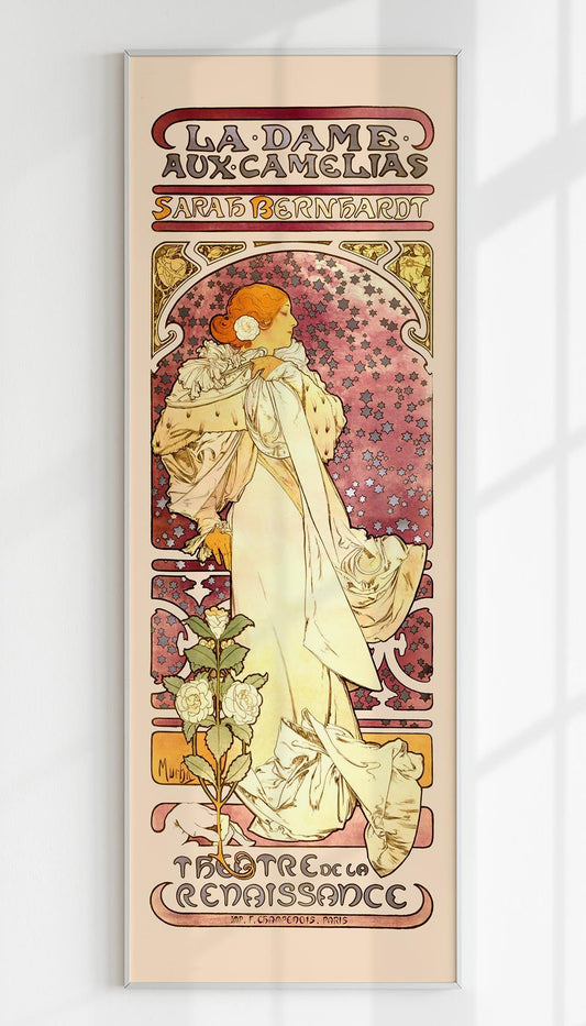 La Dame aux Camelias by Alphonse Mucha Wall Hanging