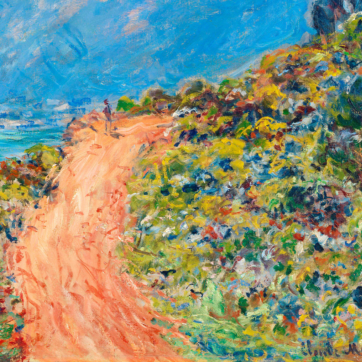 The Corniche near Monaco by Claude Monet Art Exhibition Poster