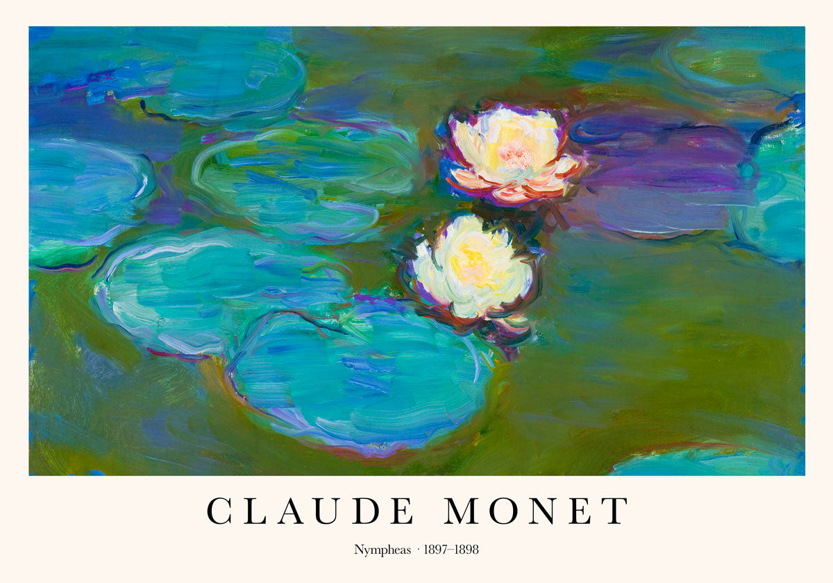 Nympheas by Claude Monet Art Exhibition Poster