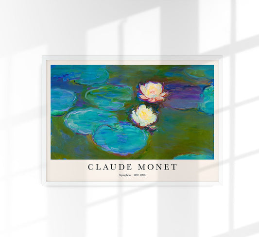 Nympheas by Claude Monet Art Exhibition Poster