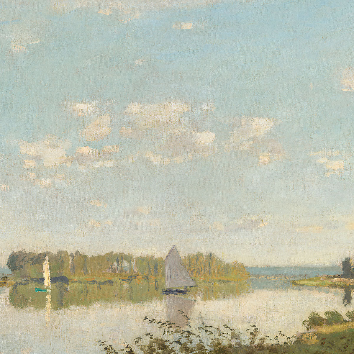 Argenteuil by Claude Monet Art Exhibition Poster
