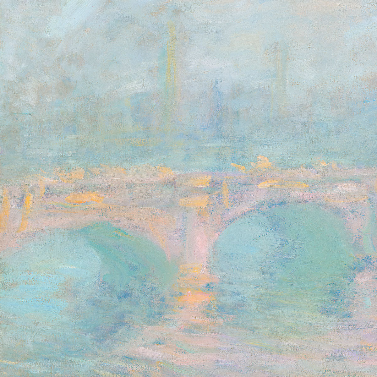 Waterloo Bridge, London by Claude Monet Art Exhibition Poster