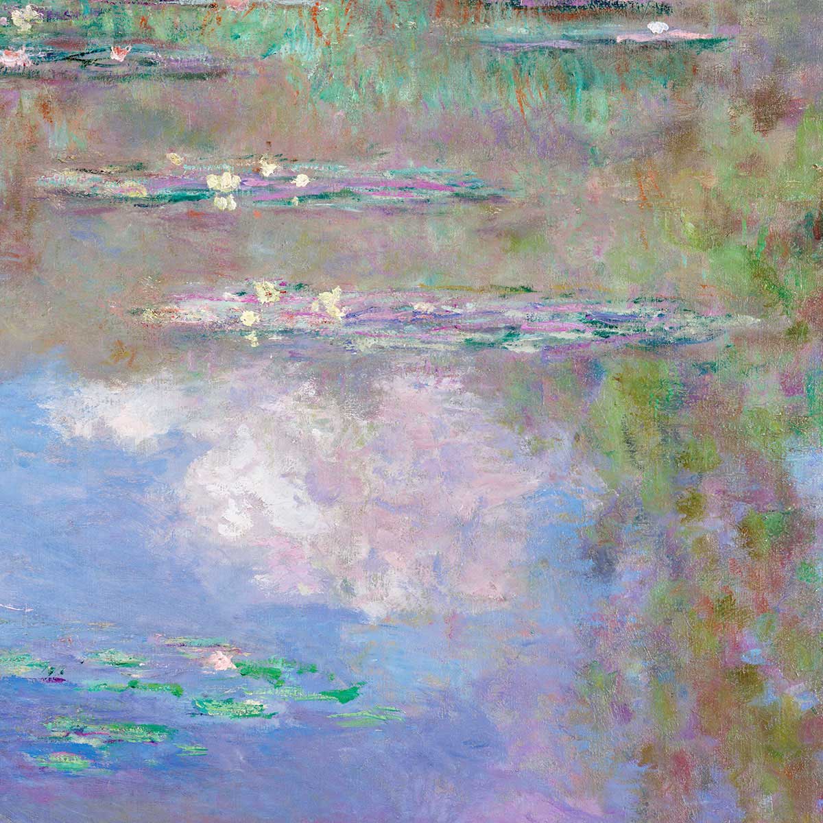 The Waterlily Pond by Claude Monet Art Exhibition Poster