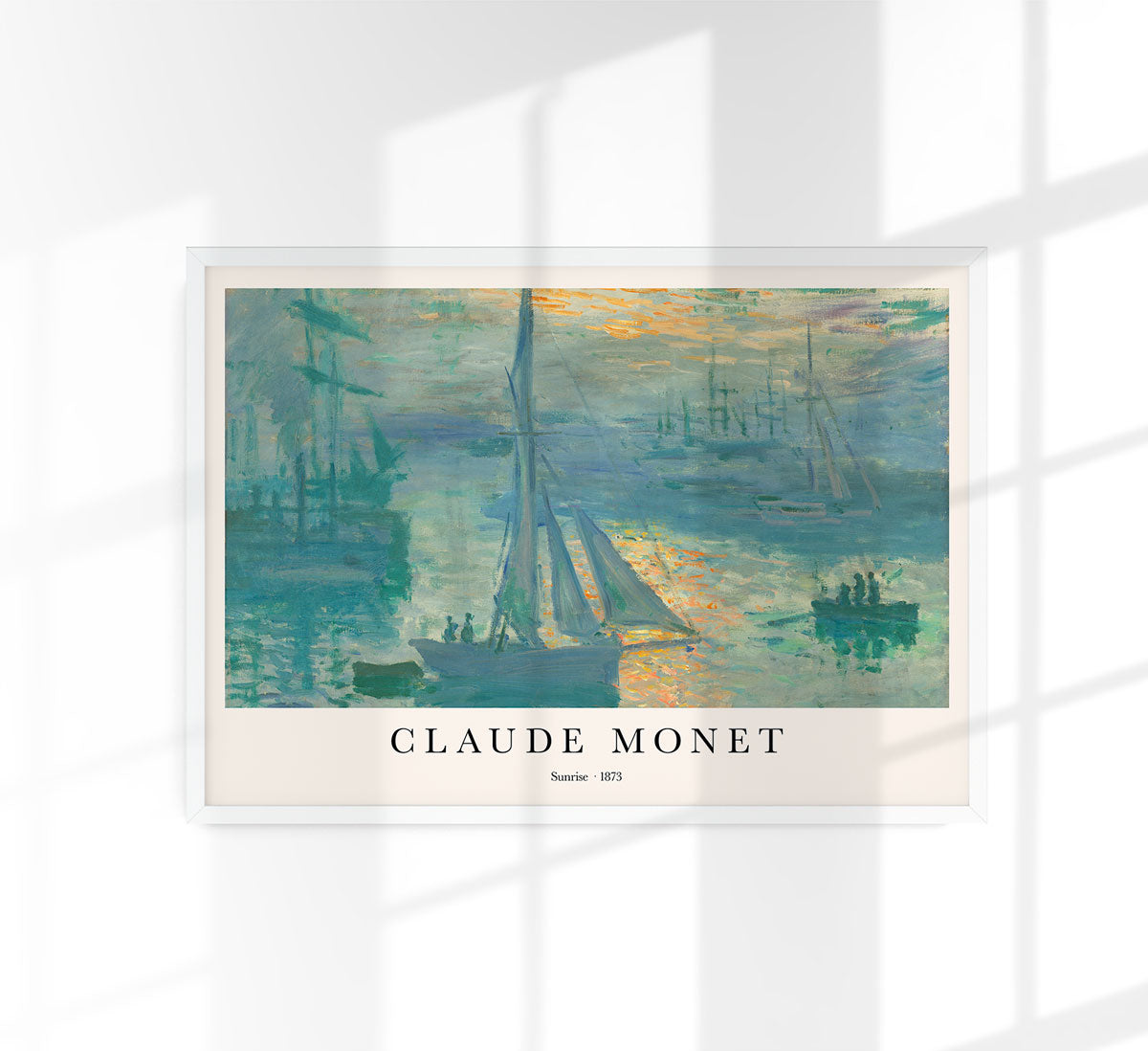 Sunrise by Claude Monet Art Exhibition Poster