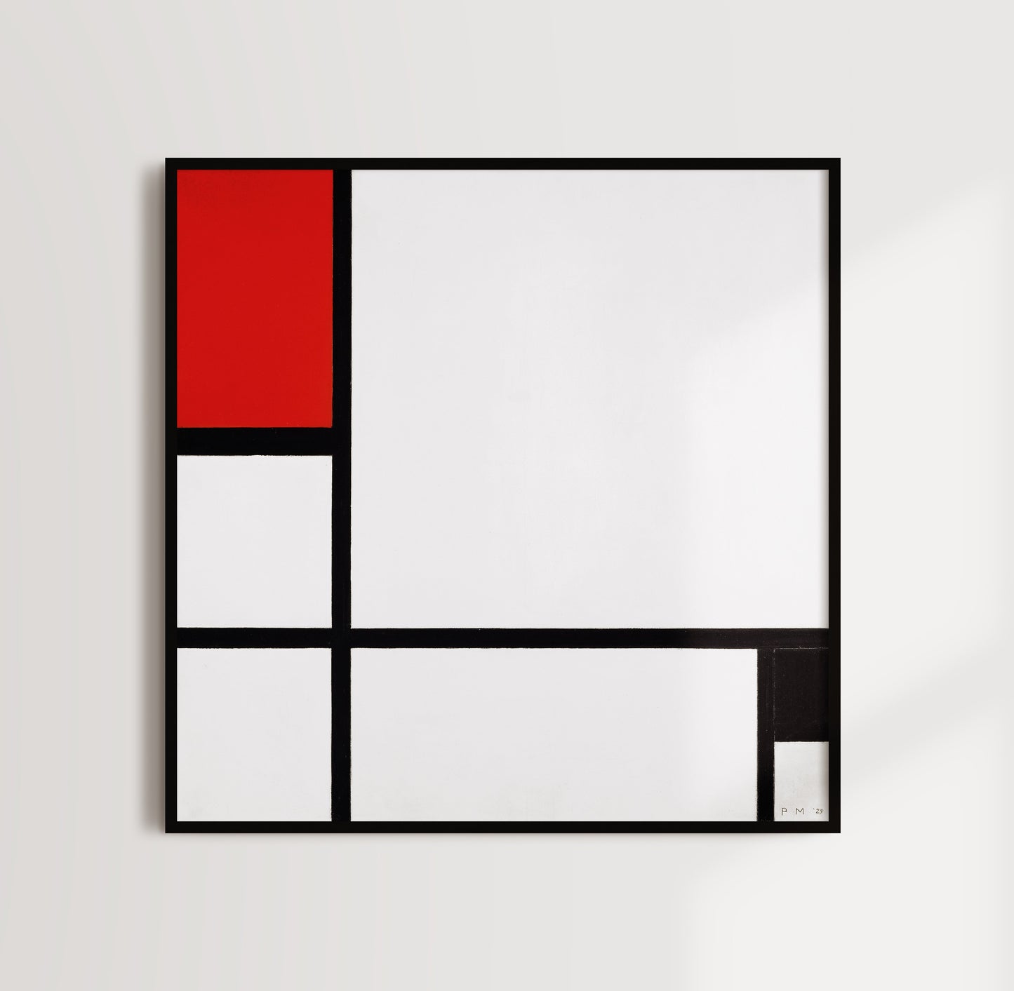 Composition No.1 by Piet Mondrian