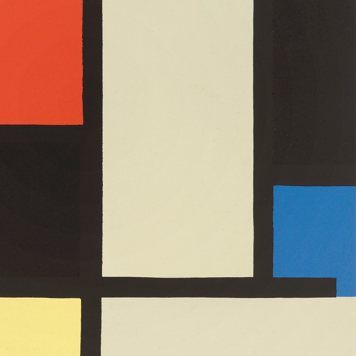 Composition By Piet Mondrian