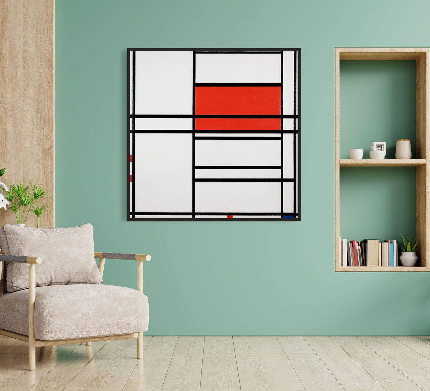 Composition No. 4  By Piet Mondrian