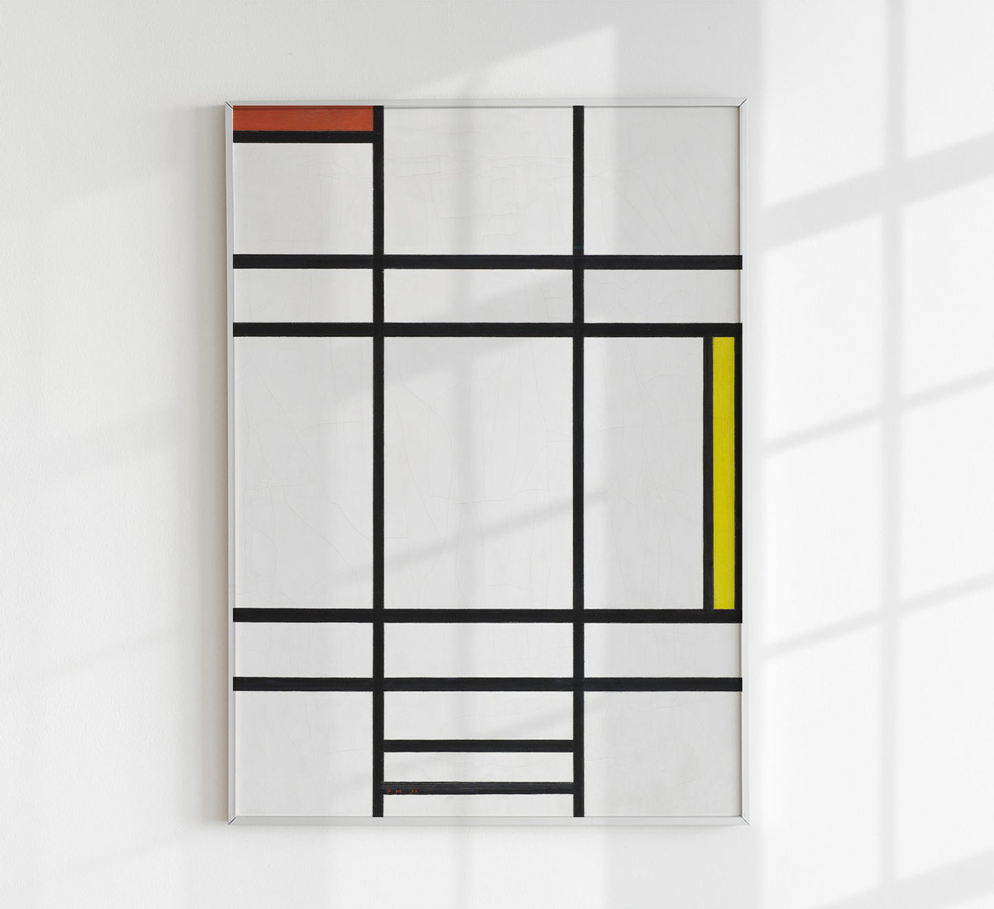 Composition in White, Red, and Yellow By Piet Mondrian