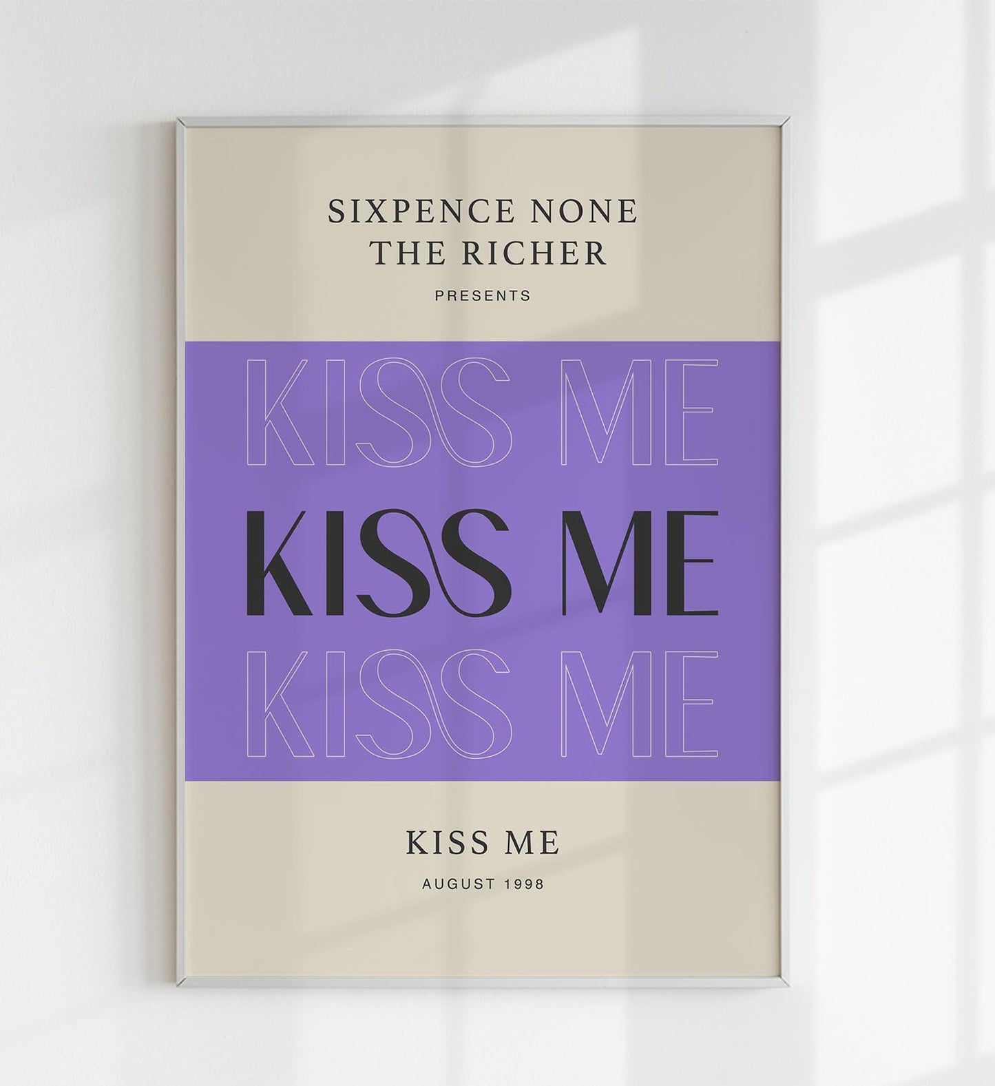 Kiss Me Music Poster